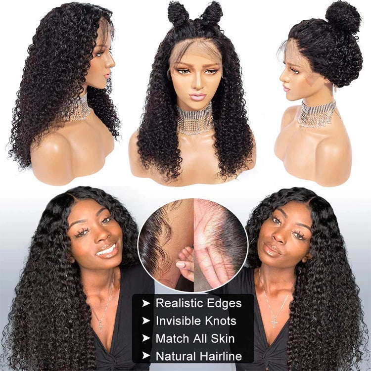 Luxury Deep Wave HD Lace Wig