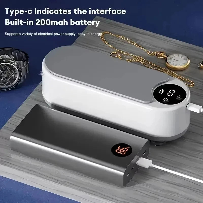 Luxe ultrasonic cleaner for glasses, jewelry & accessories