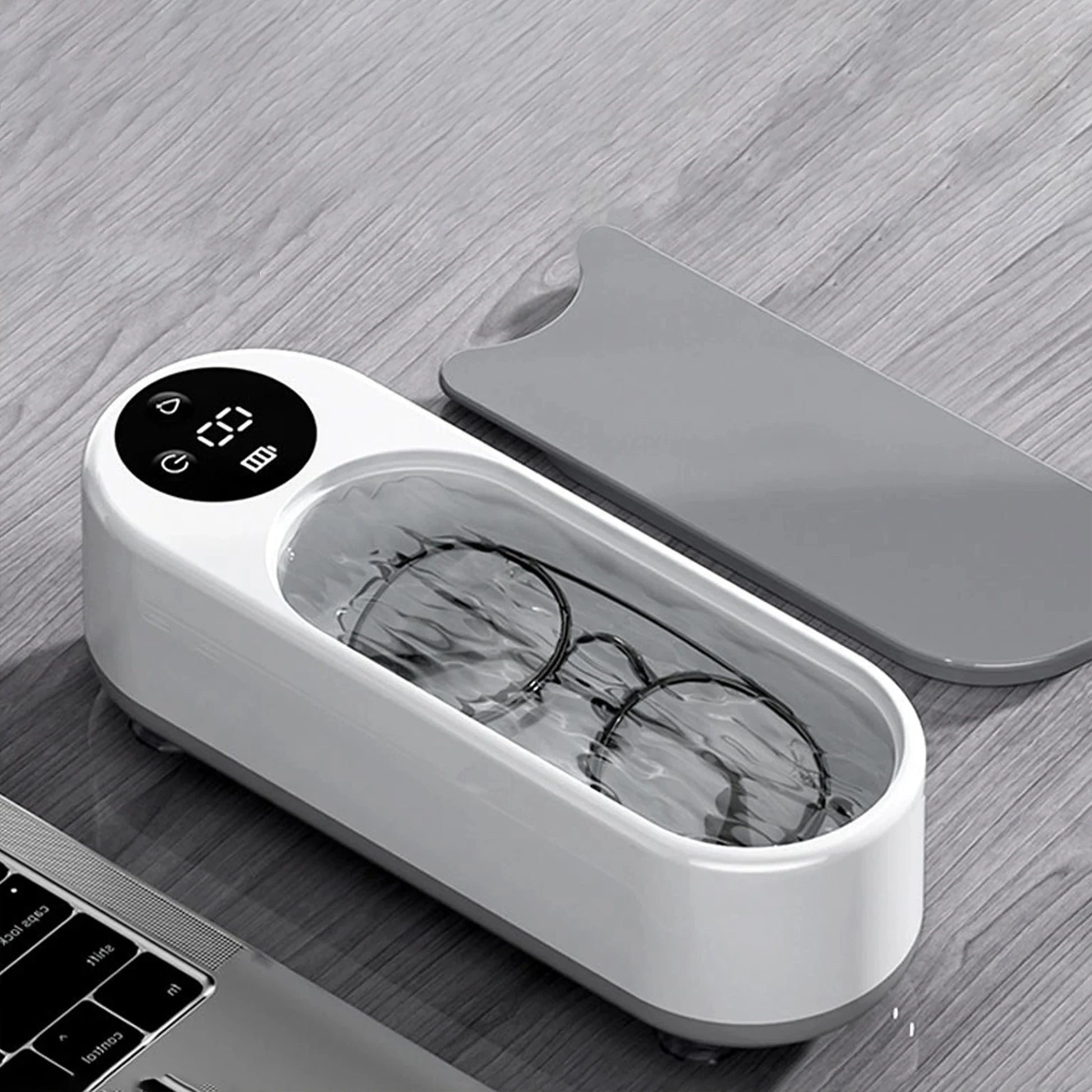 Luxe ultrasonic cleaner for glasses, jewelry & accessories