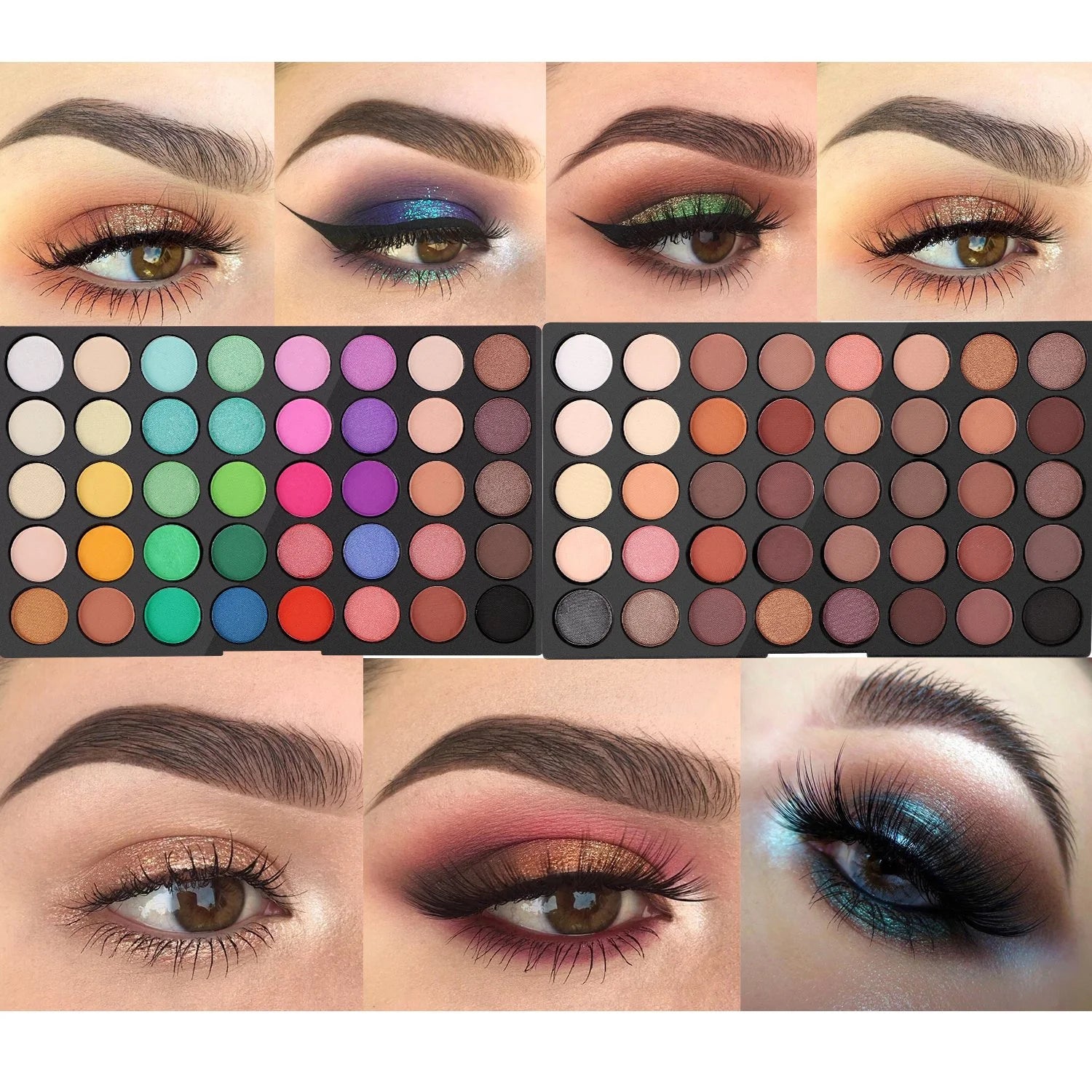 LUXE Glam 40- Color Eyeshadow Palette Matte, Shimmer & Glitter