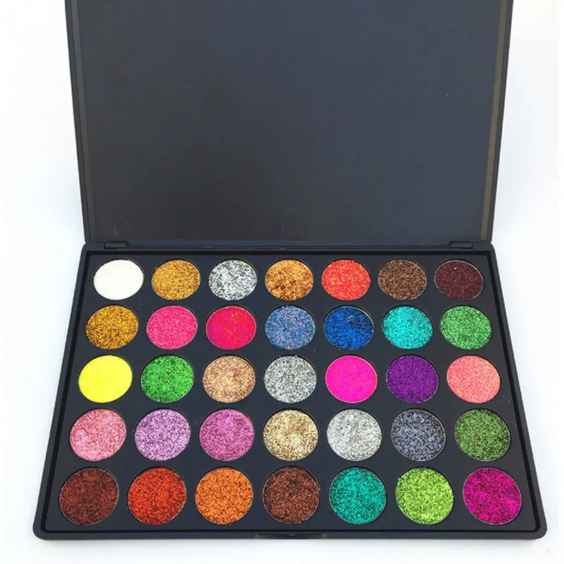 LUXE Glam 40- Color Eyeshadow Palette Matte, Shimmer & Glitter