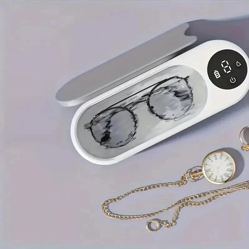 Luxe ultrasonic cleaner for glasses, jewelry & accessories