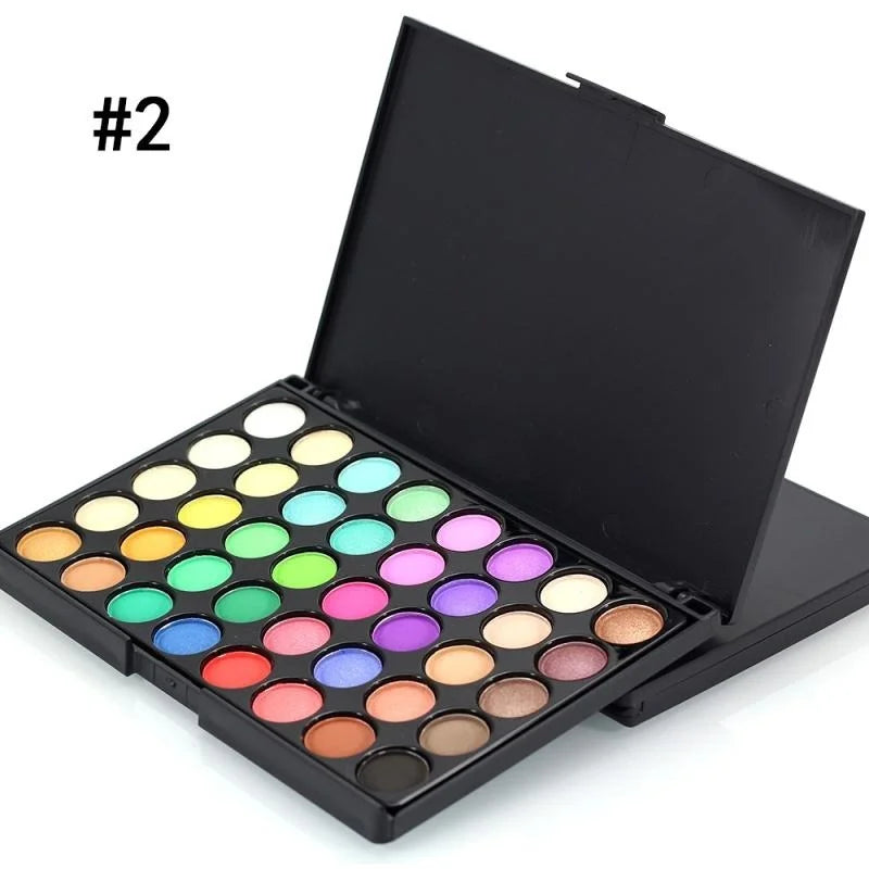 LUXE Glam 40- Color Eyeshadow Palette Matte, Shimmer & Glitter