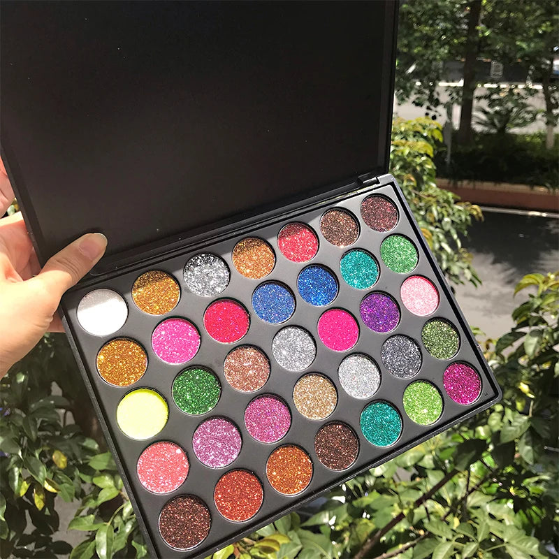 LUXE Glam 40- Color Eyeshadow Palette Matte, Shimmer & Glitter