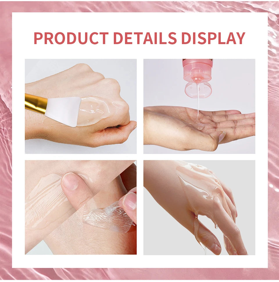 Luxe Collagen Wrapping Face Mask With Brush - Hydrating & Brightening Skincare Set